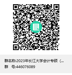 2023年内部绝密传真会计专硕（MPAcc）招生群群聊二维码